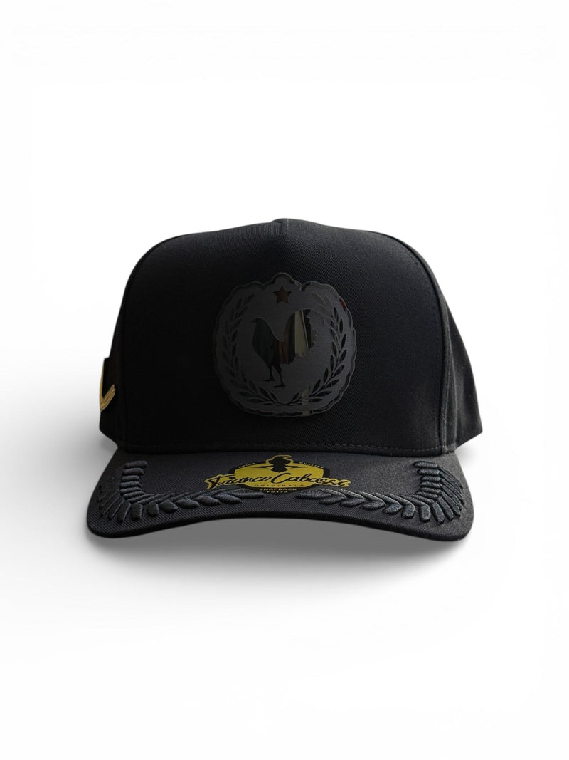 Gorra gallero placa negra🐓