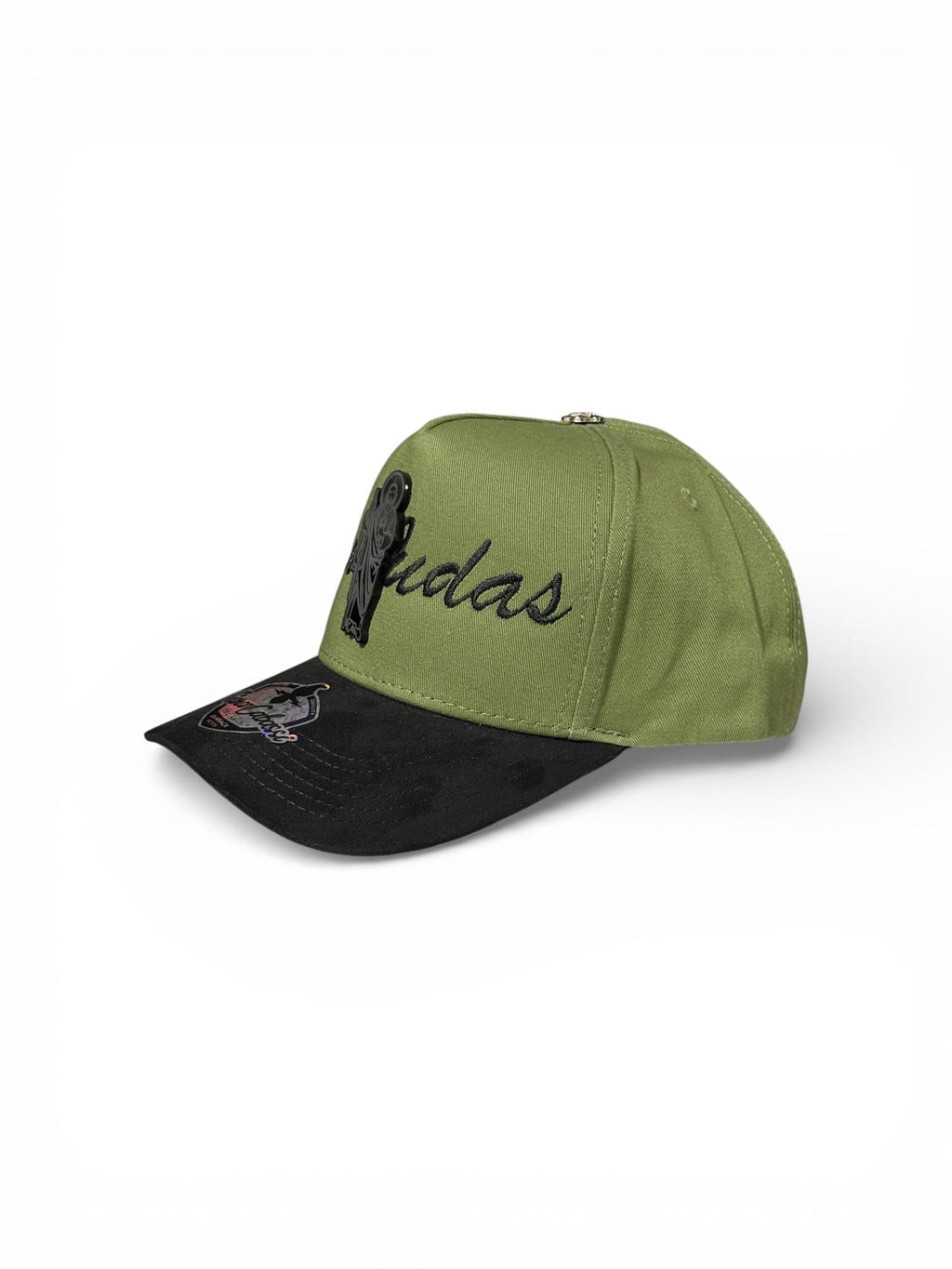 Gorra san judas negra con bordado