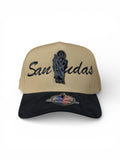 Gorra san judas beige con bordado
