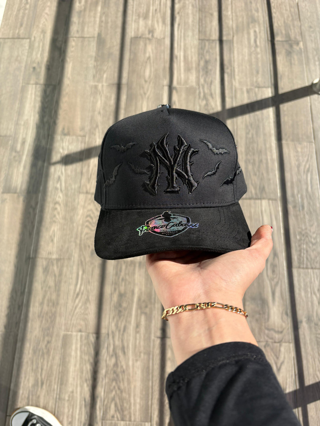 Gorra yankees murciélagos negros