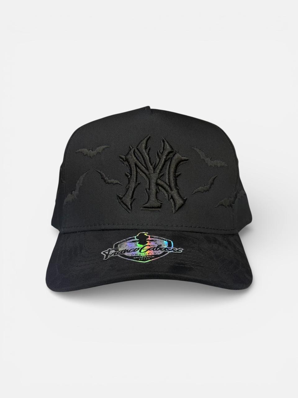 Gorra yankees murciélagos negros
