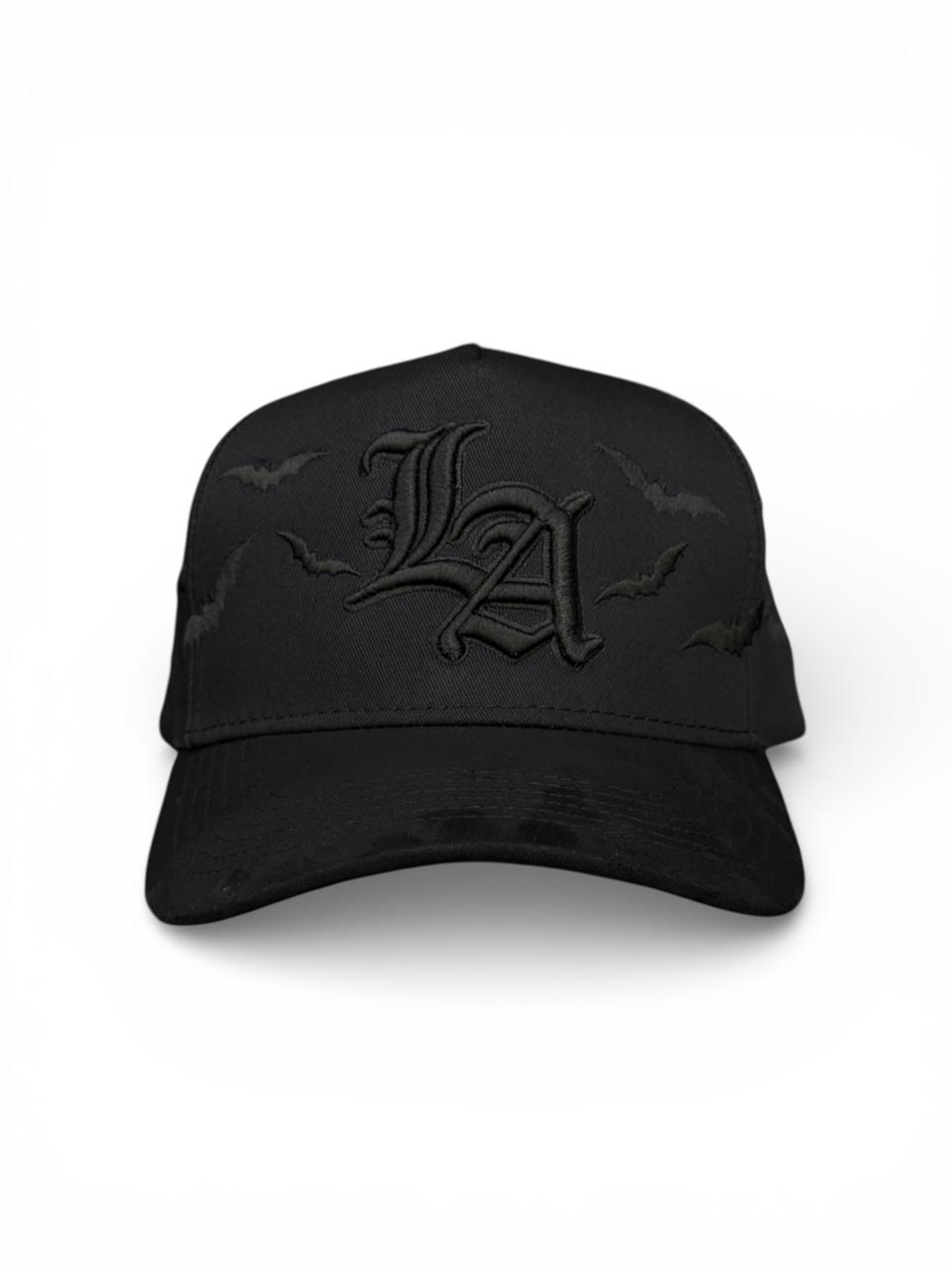 Gorra LA murcielagos negra
