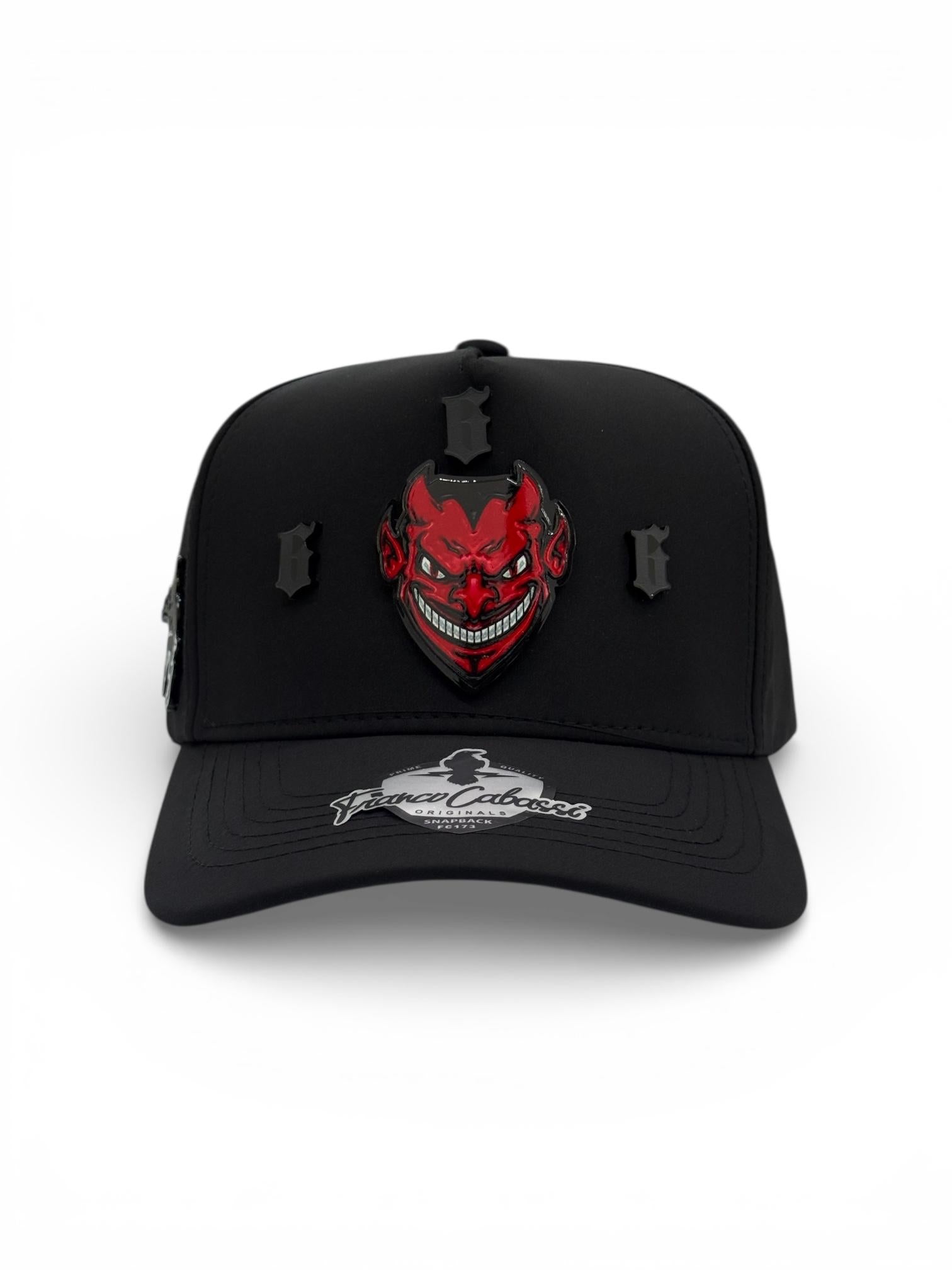 Gorra Diablo 666 en placa premium