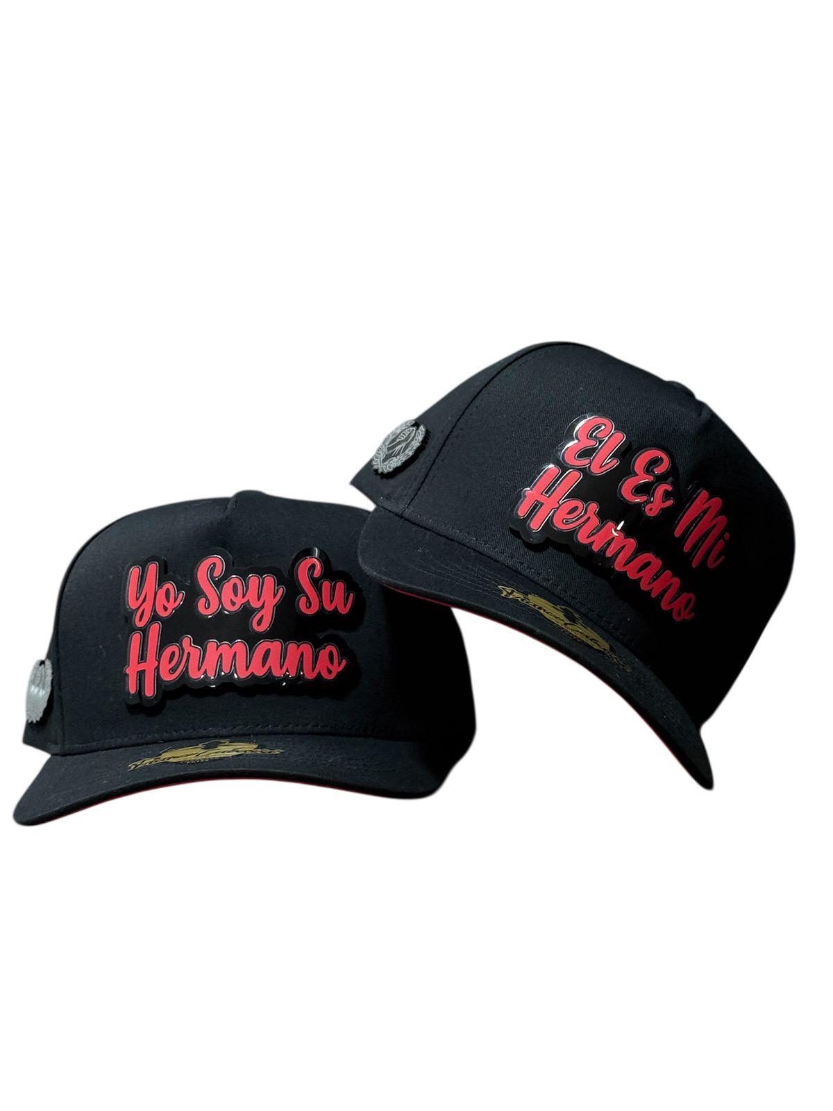 DUO de gorras Yo soy su hermano el es mi hermano