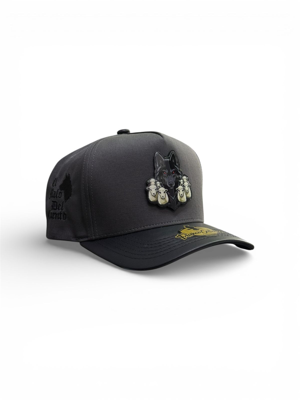 Lobo negro el malo del cuento placa premium 🐺