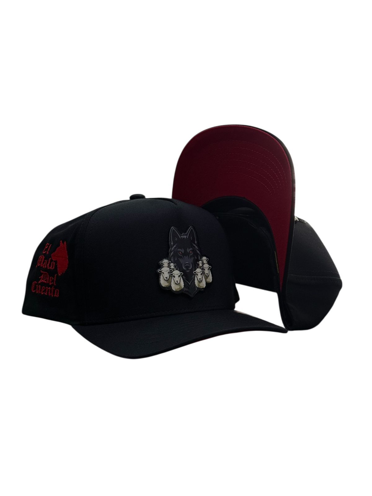 Lobo negro el malo del cuento placa premium 🐺